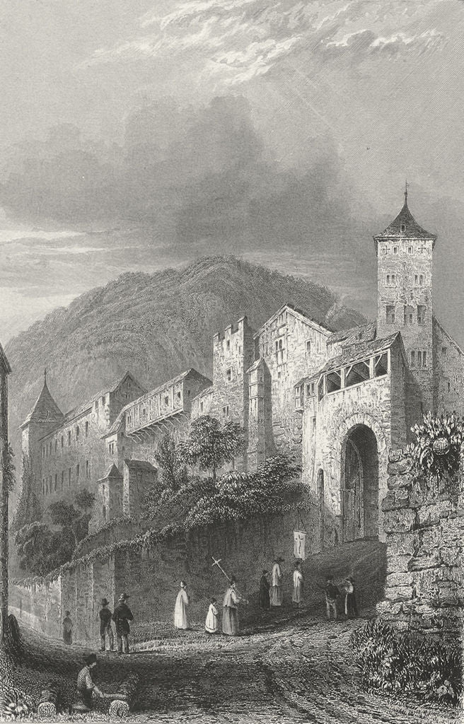 GERMANY. Roman Tower Marsoil. Tombleson parade 1830 old antique print picture